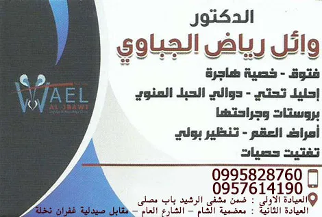 الدكتور وائل رياض جباوي